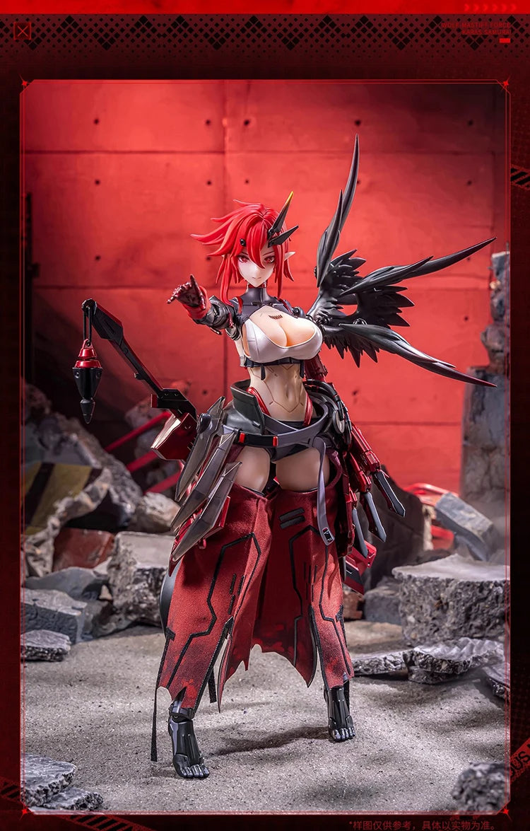 In Stock AniMester KARAS SAMURAI Model Toys 1/9 Nuclear Gold Reconstruction Soft rubber body Beautiful girl WOLF MASTIFF FORCE