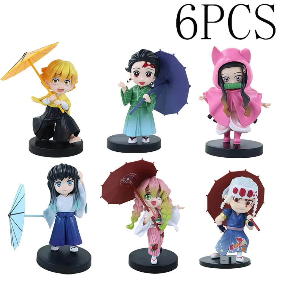In Stock Original Anime Plum Rain Series AB Blind Box Figure Model Desktop Ornament Trendy Toys Collectible Gift