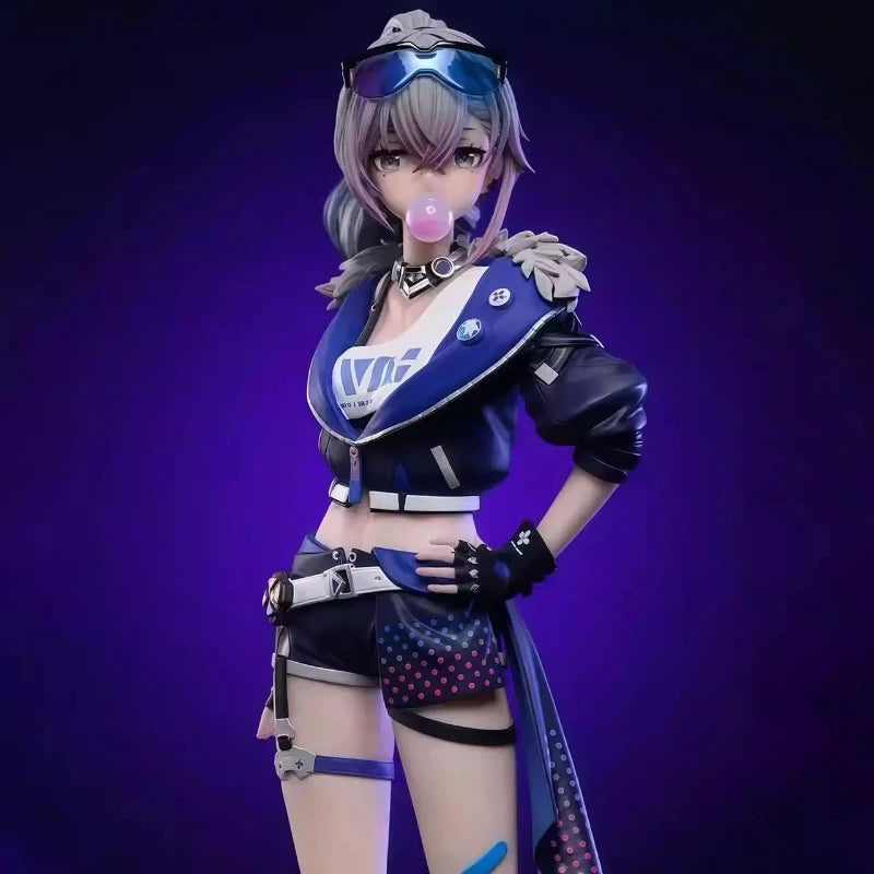 26cm Silver Wolf The Queen Gk Figure Honkai Star Rail Upgraded Face Sculpture Fully Painted Anime Statue Desktop Collectible