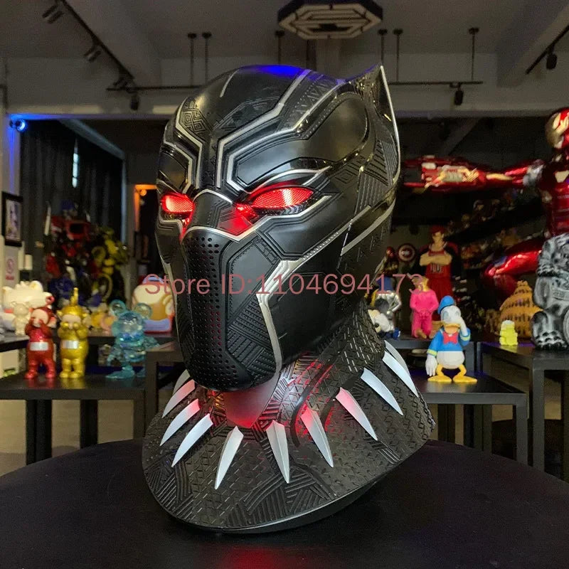 Marvel Black Panther Helmet Cosplay Mask Wearable Killerbody Anime Supermodel Thousand-Year Mechanical Costume Accessory
