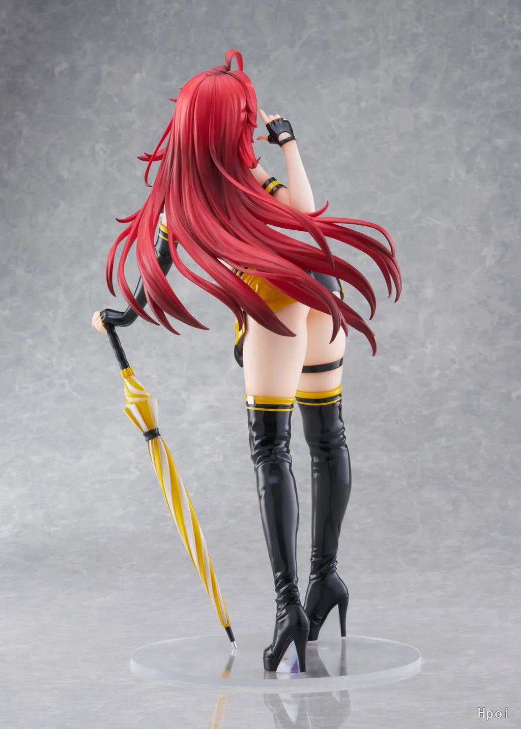 In Stock GOLDEN HEAD High School D×D HERO Rias Gremory Racing Queen Limited Edition 1/3.5 Scale Figure Toy Model Collection