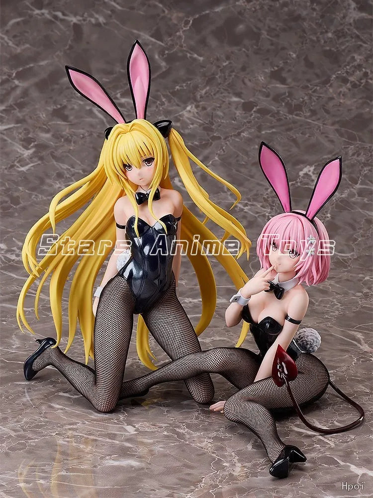 Original FREEing B-style To Love-Ru Darkness Golden Darkness/Momo Belia Deviluke Bunny Girl 1/6 Size Ornament