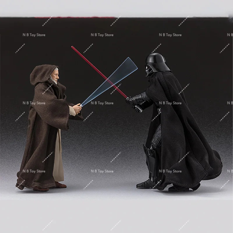 Original in Stock Bandai SHF Star Wars Ben Kenobi A New Hope Classic Figure View Finished Anime Action Figure Gift for Boys