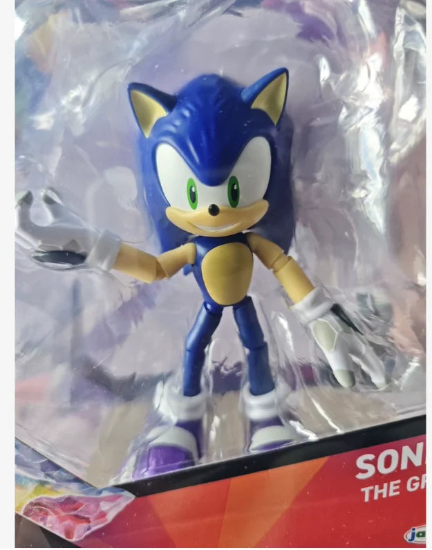 Original JAKKS Sonic The Hedgehog 5-inch Articulated Action Figure Collectible - Rare Birthday Gift for Kids