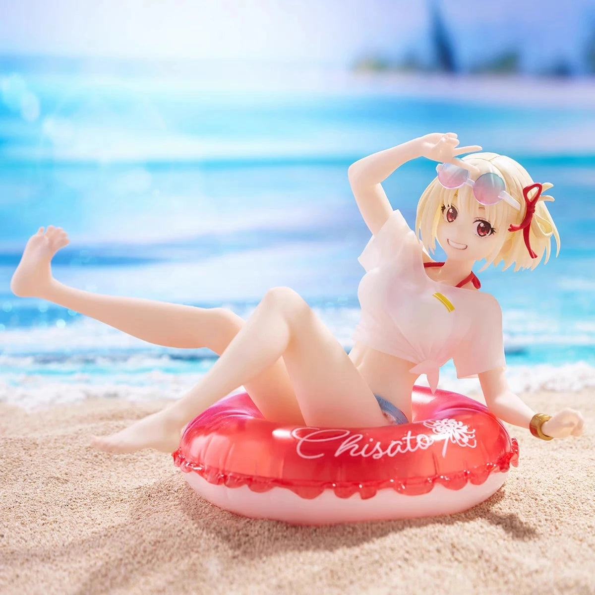 10CM Anime Lycoris Recoil Nishikigi Chisato Figur AFG Badeanzug Homewear Modell Spielzeug Geschenk Sammlung Action Figur Puppe PVC