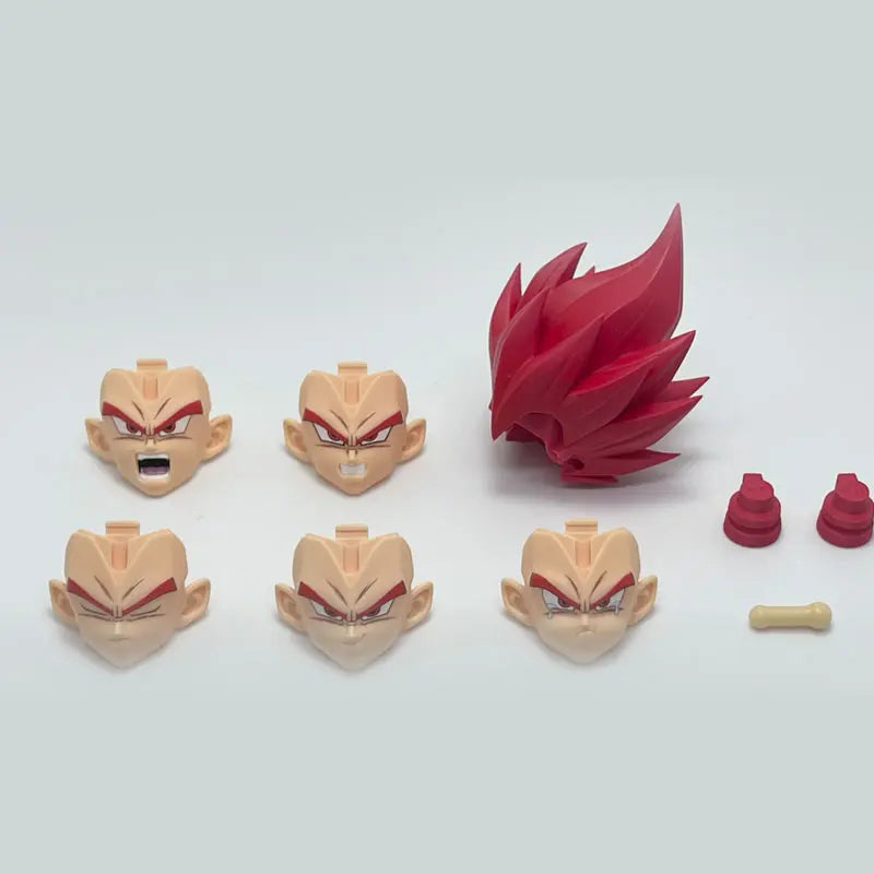 Tiger Toy Vegito Head Accessory Part Suit 2.0 3.0 Figure Dragon Ball Super Saiyan God Anime Action Figure Figurine Toys Gifts