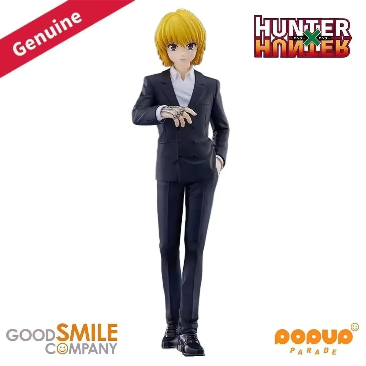 Original Genuine Good Smile Company Prepainted Pop Up Parade Hunter Kurapika Suit Ver. L H=220mm Anime Character Model Figure