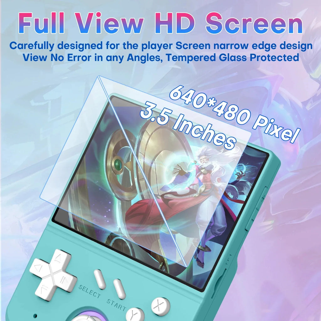 Retro Handheld 3.5-inch IPS Screen Video128GB Game Console Linux System