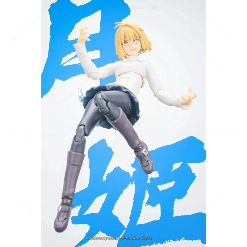Brand New Genuine Max Factory GSC Figma 612 Tsukihime -A Piece of Blue Glass Moon- Arcueid Brunestud Action Figure Model Toys
