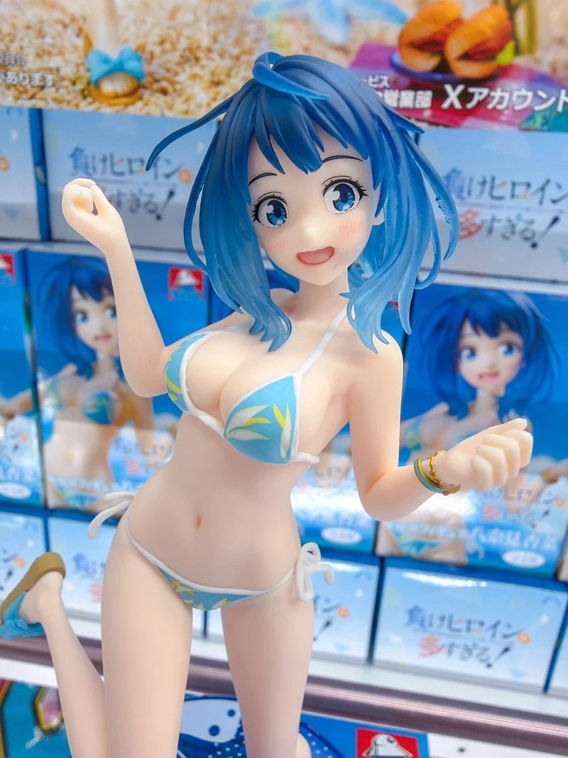 System Service VIVIT Makeine: Too Many Losing Heroines! Yanami Anna ~Swimming Suit Ver.~ PVC Anime Action Figures Model Toy