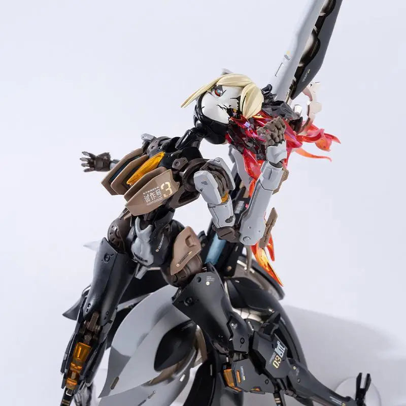 Rosado 1/10 Мащаб RS03 Lily Mk3 Модел за сглобяване Комплект за играчки Гараж Колекционерски екшън фигурки Настолен анимационен декор Подарък