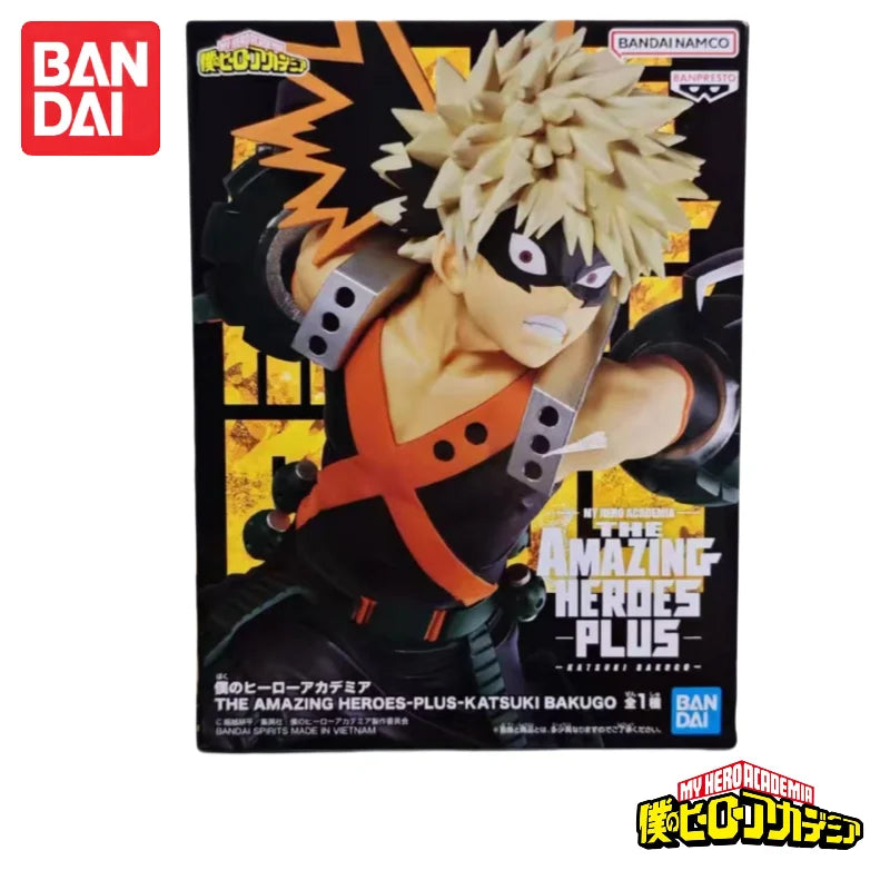 In Stock Original Bandai Banpresto My Hero Academia Bakugou Katsuki Anime Characters Model Toy Birthday Present Garage