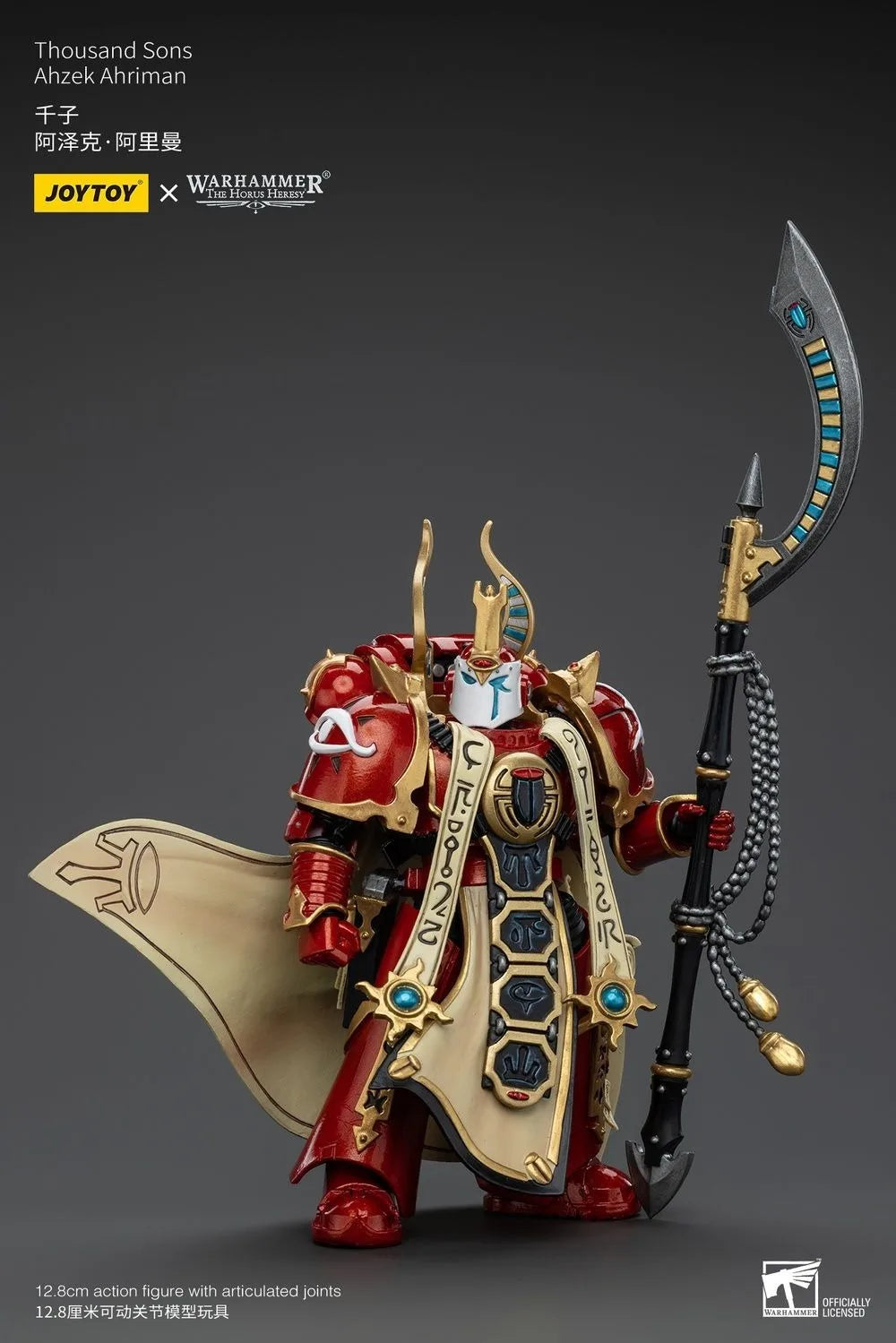 【In Stock 】 JOYTOY Warhammer The Horus Heresy 1/18 Action Figures Thousand Sons Ahzek Ahriman Model Toy Boy Gifts 3.75inch