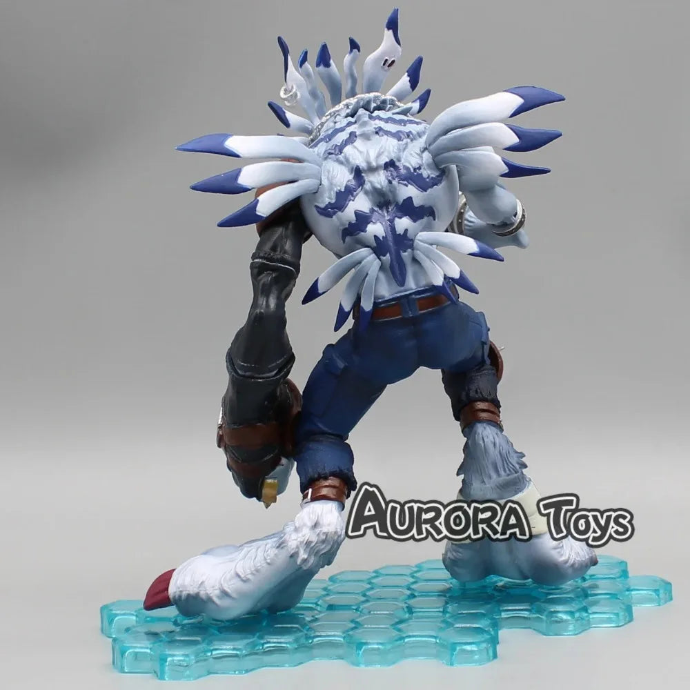 7.87in/20cm Anime Digimon Figures War Greymon Figure Garurumon Figure PVC Action Figures Collection Model Toys Gifts