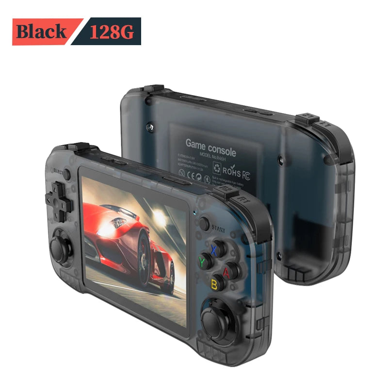 R46H Retro Handheld Console Classic Game 4.2 inch HD IPS Screen Portable Video Player MAX 128G 29K Game R36H R36S