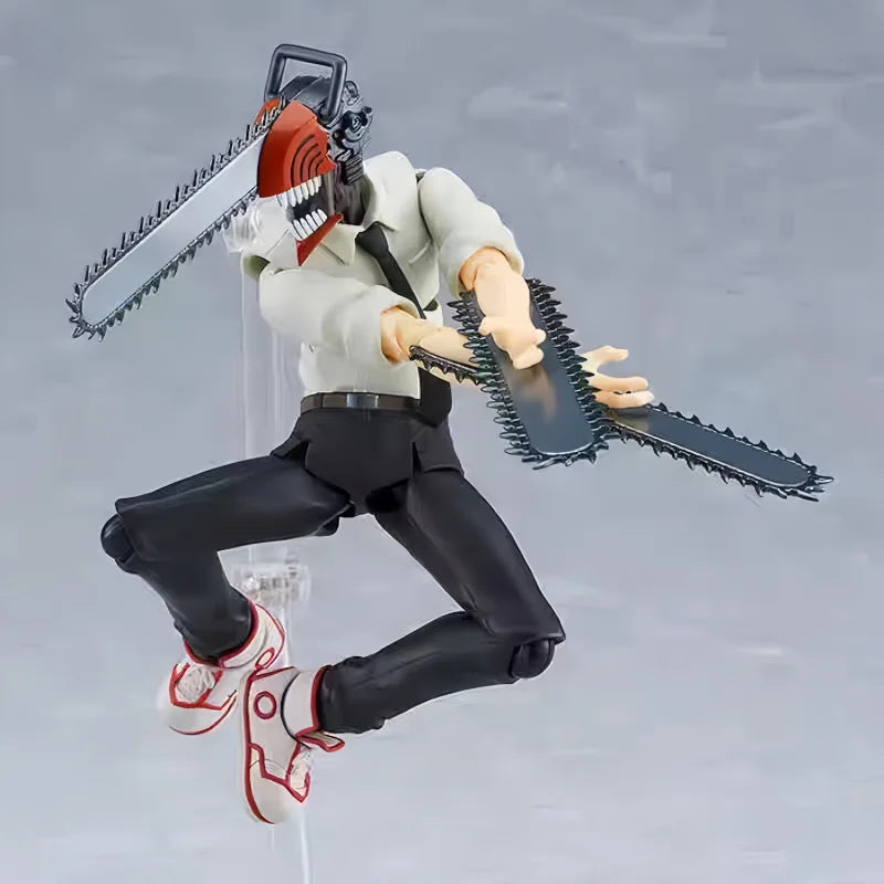 Neuer Verkauf Figma Max-586 Kettensäge Denji Hochwertige bewegliche Actionfigur Spielzeugmodell Ornament Dekoration Überraschungsgeschenk Spielzeug