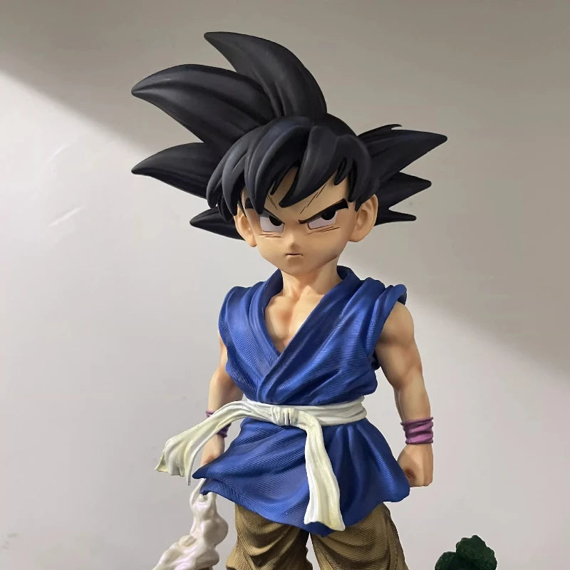 26cm Anime Figure Dragon Ball GT Kid Son Goku Action Figure Double Headed Statue PVC Model Collect Doll Toy Desktop Decor Gifts