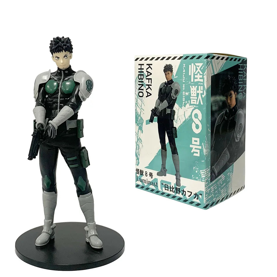 21cm Kaiju Number Eight Figure Kafka Hibino Stands Monster Form No. 8 Anime Decoration Model Ornaments Noodle Stopper Gift Toy