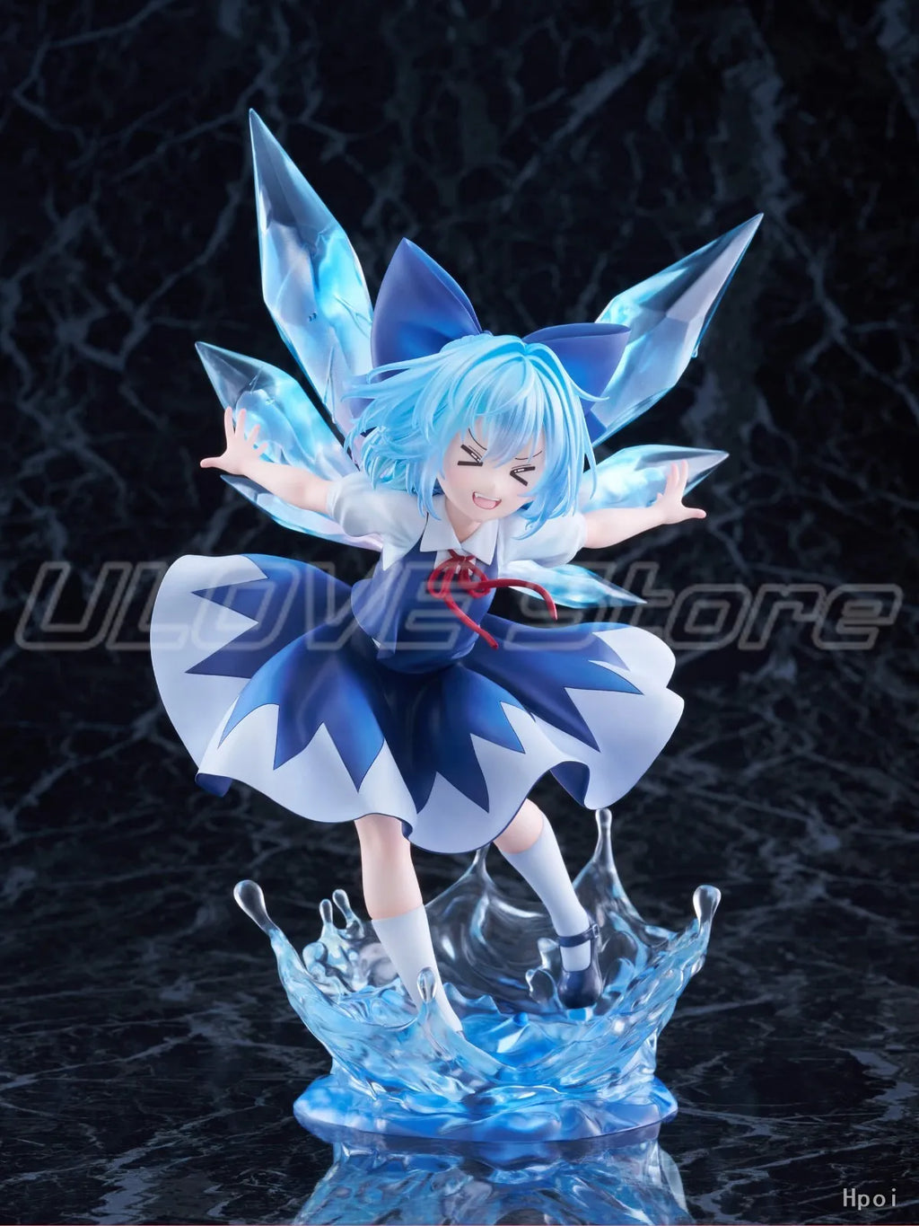 In Stock Original F:NEX Oriental Project Cirno Chiruno Anime Figure Model Collection Gift Ornament