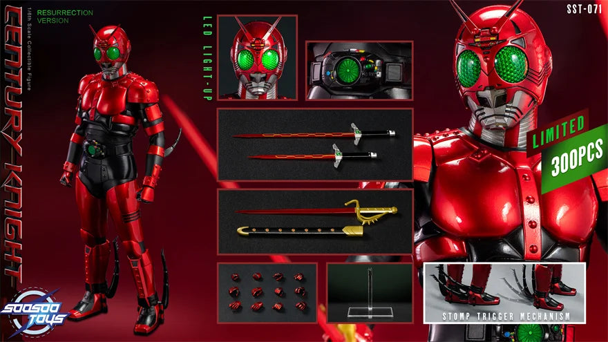 New Stock Soosootoys SST-070 SST-071 1/6 Scale Masked Rider Black Shadow Moon  Drama 12-inch Full Set Action Figure Soldier Toys