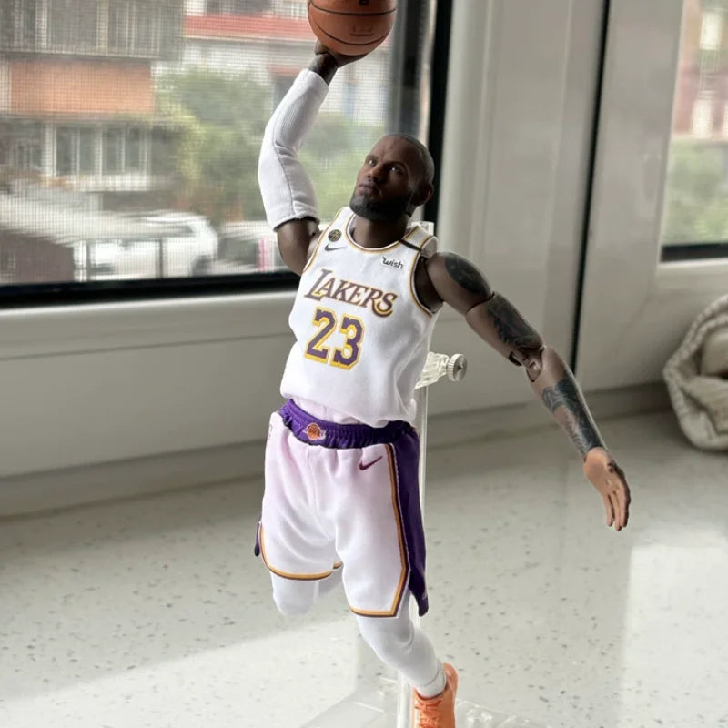 Original 1\9 Basketball Star Lebron James Enterbay Mobile Doll Series Action Figure Model Toys Movable Model Kit Lovers Boy Gift