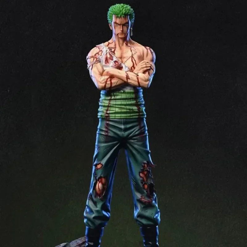 30 см One Piece Аниме екшън фигурка Roronoa Zoro Vinsmoke Sanji стойка PVC статуя фигурка модел колекция момче играчка подаръци