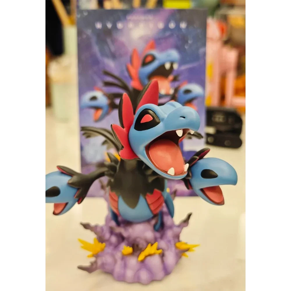Pokemon Figure Hydreigon Action Figures Gk Fat Series Fat Hydreigon Figurine Collectible Model Cartoon Room Decor Toy Adult Gift