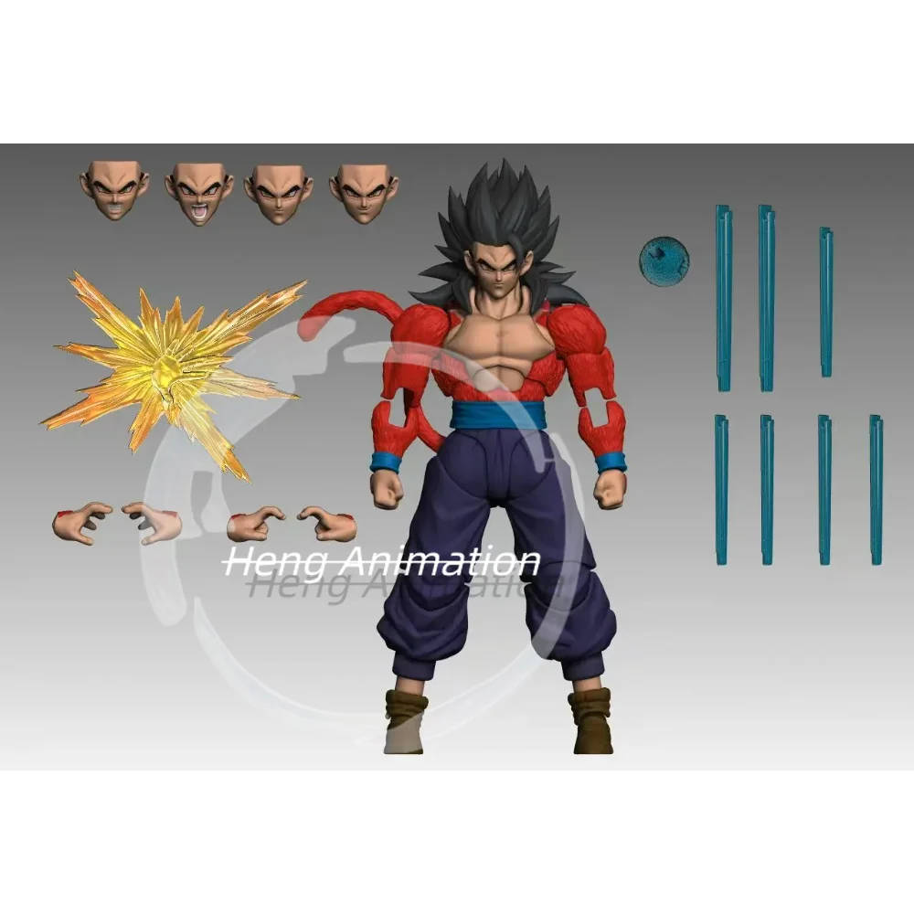 Black Hole Model Super Saiyan Super Five Goku White Hair Super Four Goku Black Hair Can Activity 1/12 SHF Dragon Ball Figure