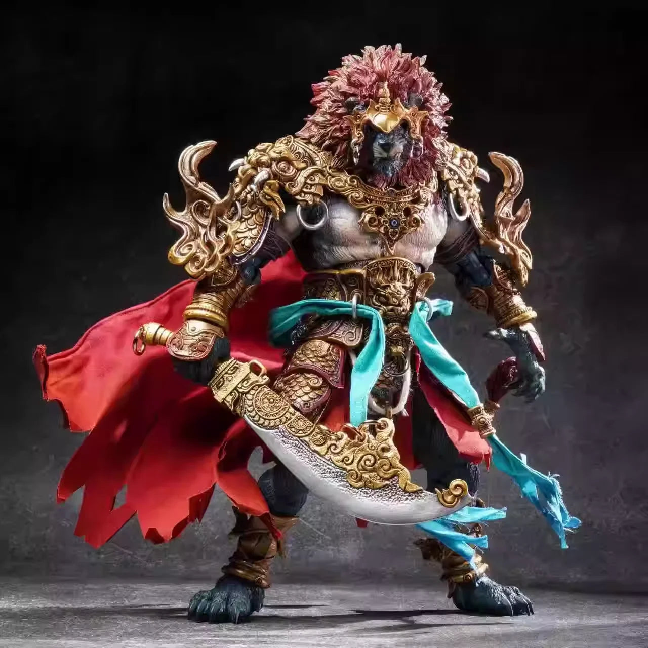 Nottaa Collection YM005 1/12 Scale Sealing Magic List Shituo Ridge Green Lion Full Set for 6inchs Action Figure Model Toys