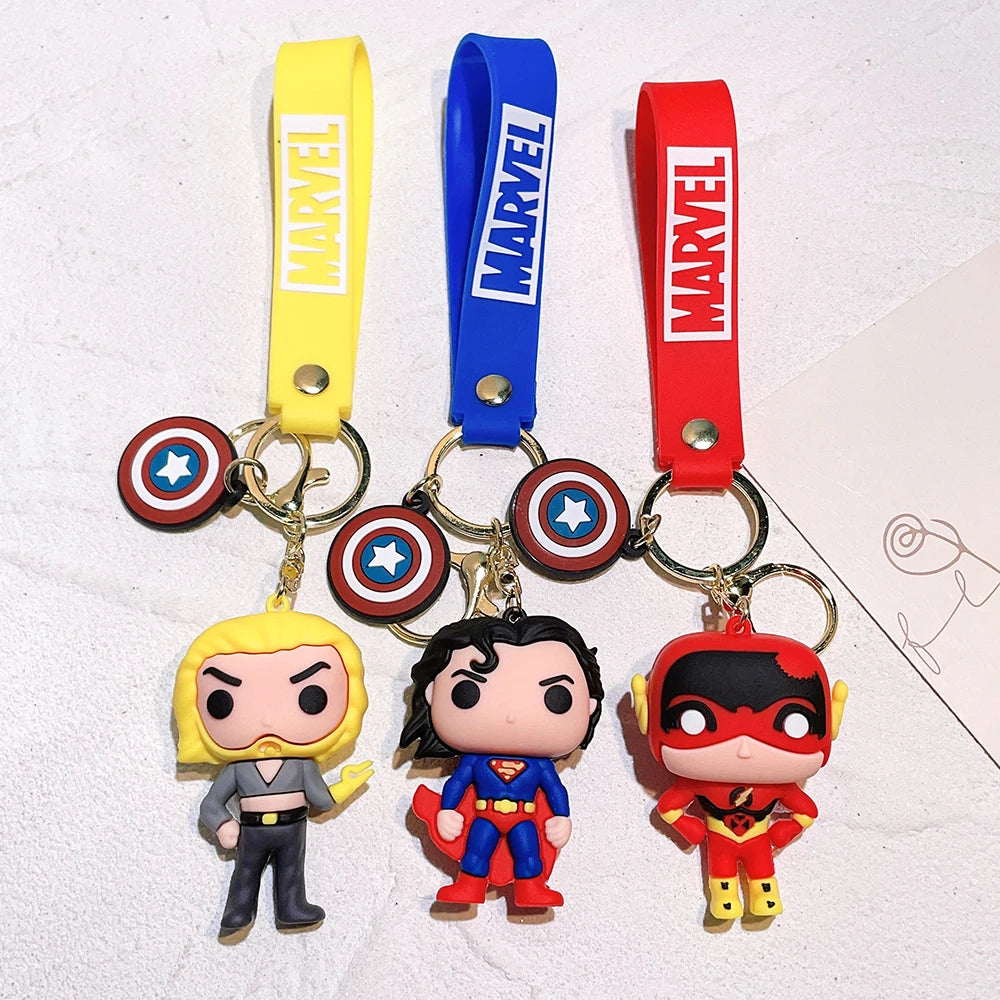 Disney Cartoon Marvel Anime Spider-Man Anhänger Schlüsselanhänger Schlüsselring Autoschlüsselring Handytasche Schmuck zum Aufhängen Kindergeschenke