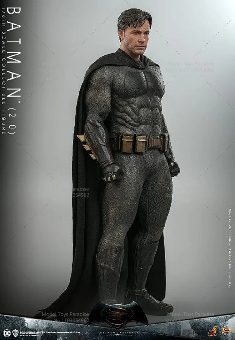 HotToys HT MMS731 1/6 Collectible Toys Light Armored Batman 2.0 Dark Knight Super Hero Soldier 12inch Action Figure Model Gifts