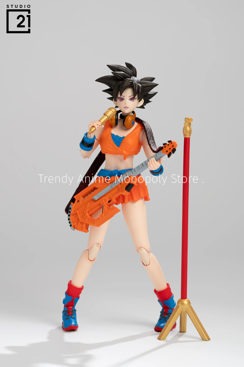 New Pre-sale 21 STUDIO 1/12 Dragon Ball Guitarist Sun Lingtong Action Figure