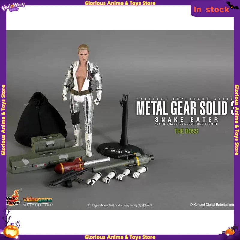 In Stock HT HotToys 1/6 VGM14 Metal Gear Solid 3 Snake Eater MGS3 The Boss Movable Model Gift Collection Collectible Figure