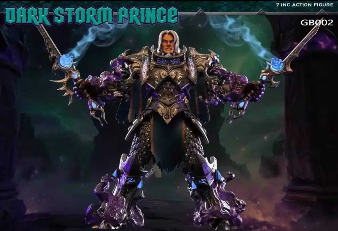 In Stock: World of Warcraft - Prince Anduin of Stormwind (Corrupted Version) with Movable Eyes, GB002 Poseable Figure Model