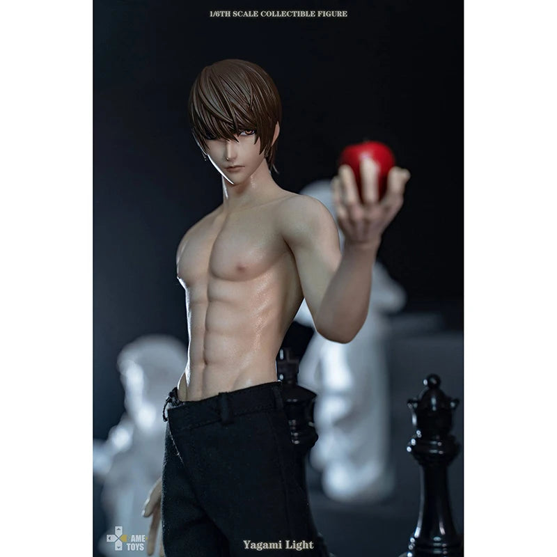 Original Gametoys GT008UP 1/6th Death Note Yagami Light Kira Half Body Silicone Body Version In Stock Anime Action Figures Toy