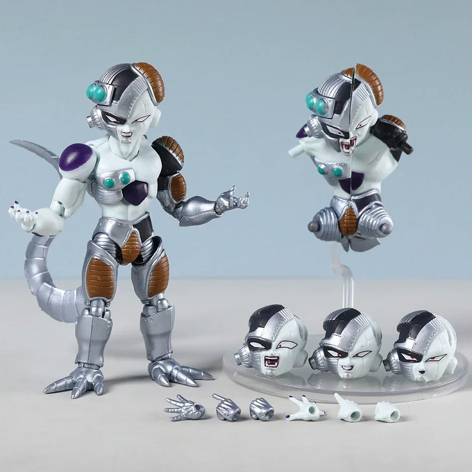 11cm SHF Mecha Frieza Anime Doll Decoration Collection Action Figurine Toy Model