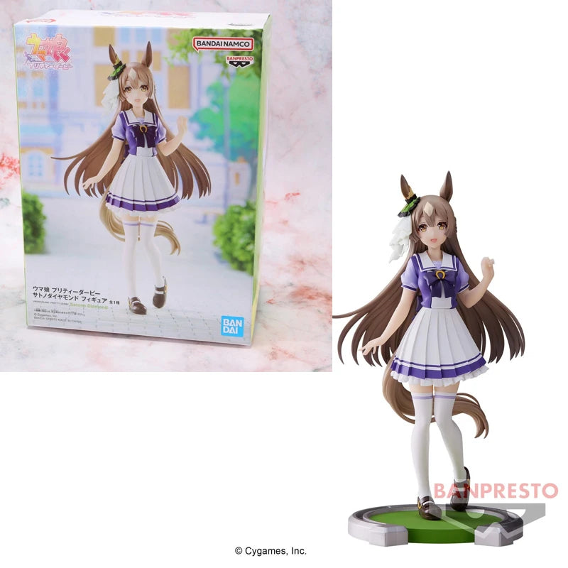 Fast Shipping Bandai Anime Pretty Derby BANPRESTO Special Week Rice Shower Silence Suzuka Tokai Teio Original Model Toys Figure