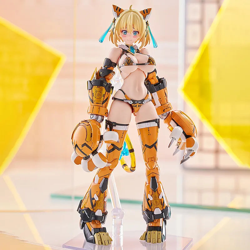 Original Max Factory Plamax (Bp-02) Bunny Suit Planning Sophia F. Shirring Tiger Armor Ver. Anime Peripheral Figure Toys