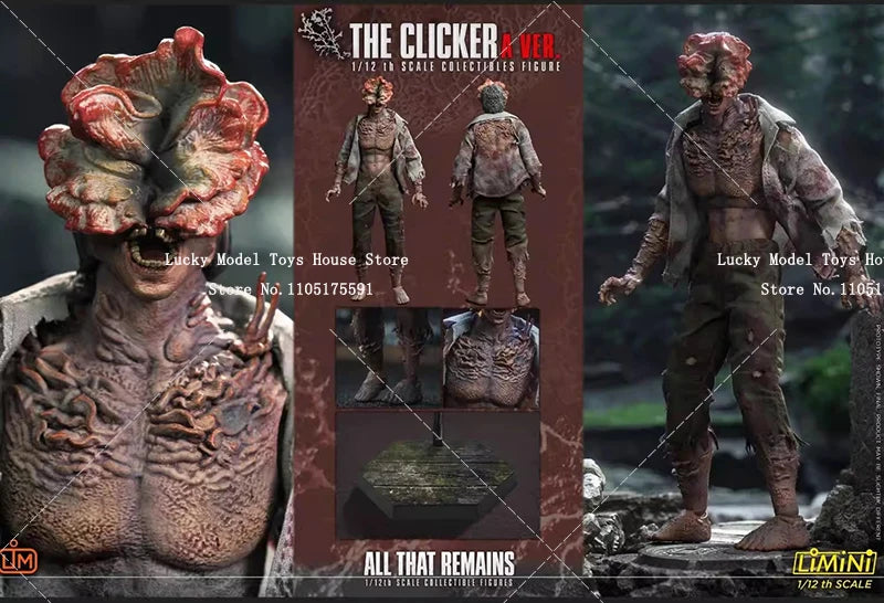 2 Versions LIMTOYS 1/12 The Clicker LMN009 LMN010 Blood Scar Body Action Figure Movie Fans Collectible 6inch Soldier Model