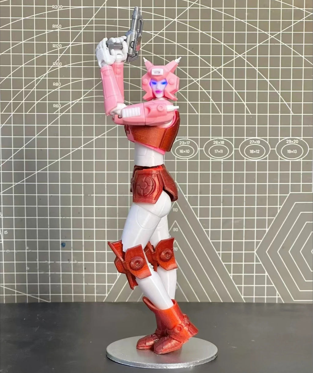 Autobot Elita MP-Scale Collectible Model Toy 3D Printed Multi-Joint Ultra-Articulated