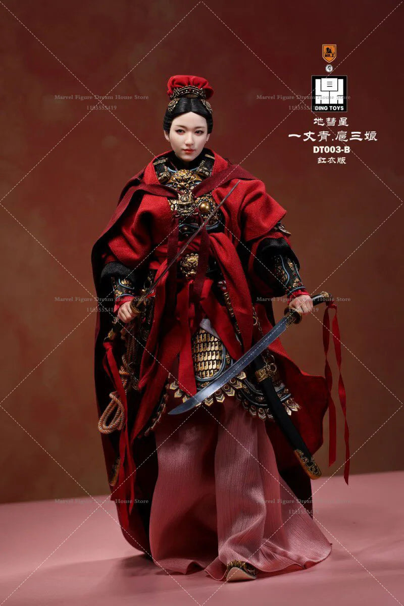 1/6 Scale Yizhang Qing Hu San Niang Martial Prowess 12inch Full Set Action Figure Soldier Height 32CM Mr.Z X DING TOYS DT003 A/B