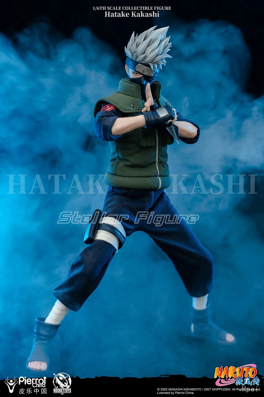 【SF】In Stock RocketToys NARUTO Shippuden Hatake Kakashi 1/6 Scale Collection Model Figures Anime