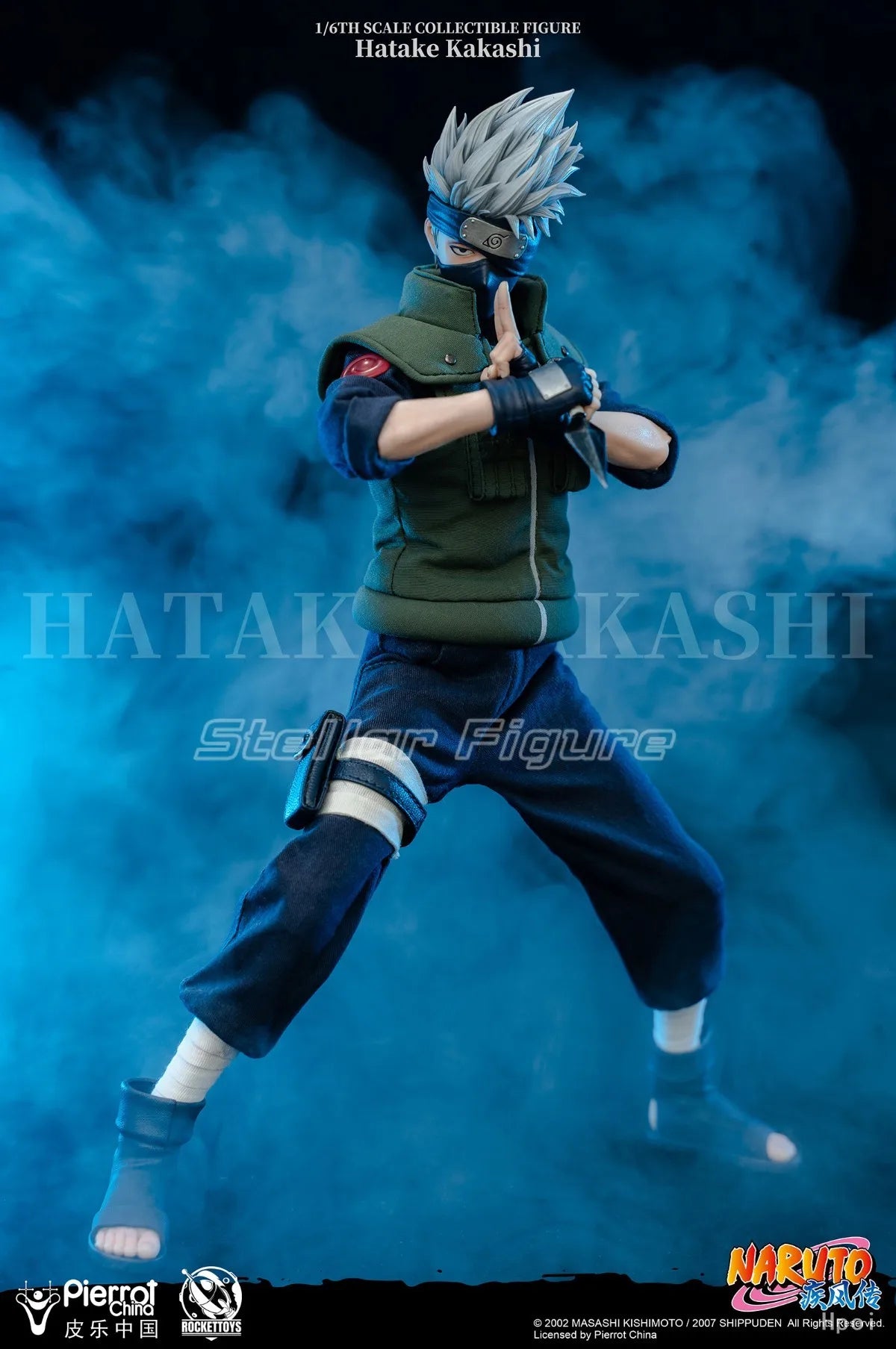 【SF】In Stock RocketToys NARUTO Shippuden Hatake Kakashi 1/6 Scale Collection Model Figures Anime