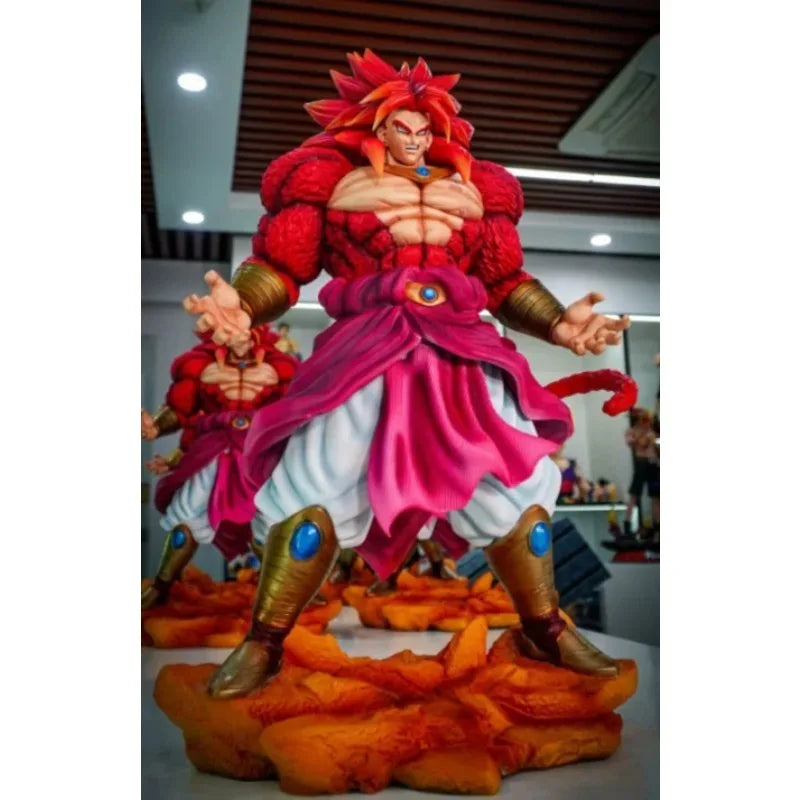 In Stock 50CM JT Toys Dragon Ball Anime Figures SSJ4 Broli Action Figures Super Saiyan 4 PVC Statue Collection Model Gift Toy