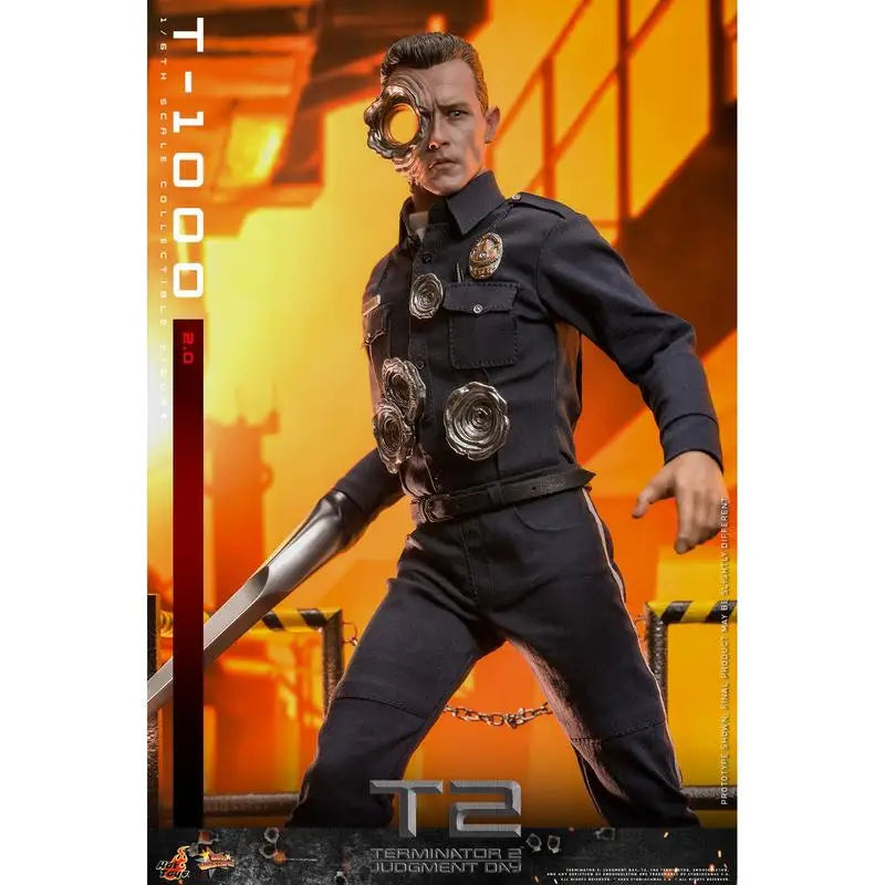 In Stock HOTTOYS HT 1/6 MMS774 Terminator 2: Judgment Day Action Figures Collectable Model Robot Police T1000 2.0 Xamx Toy Gifts