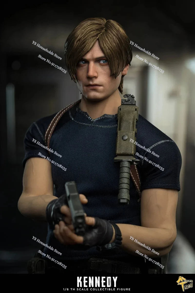 MTTOYS017 Pre-sale 1/6 Collectible Leon Kennedy Action Figure Separate Rolling Eyes Head Design 12" Man Soldier Model Gifts