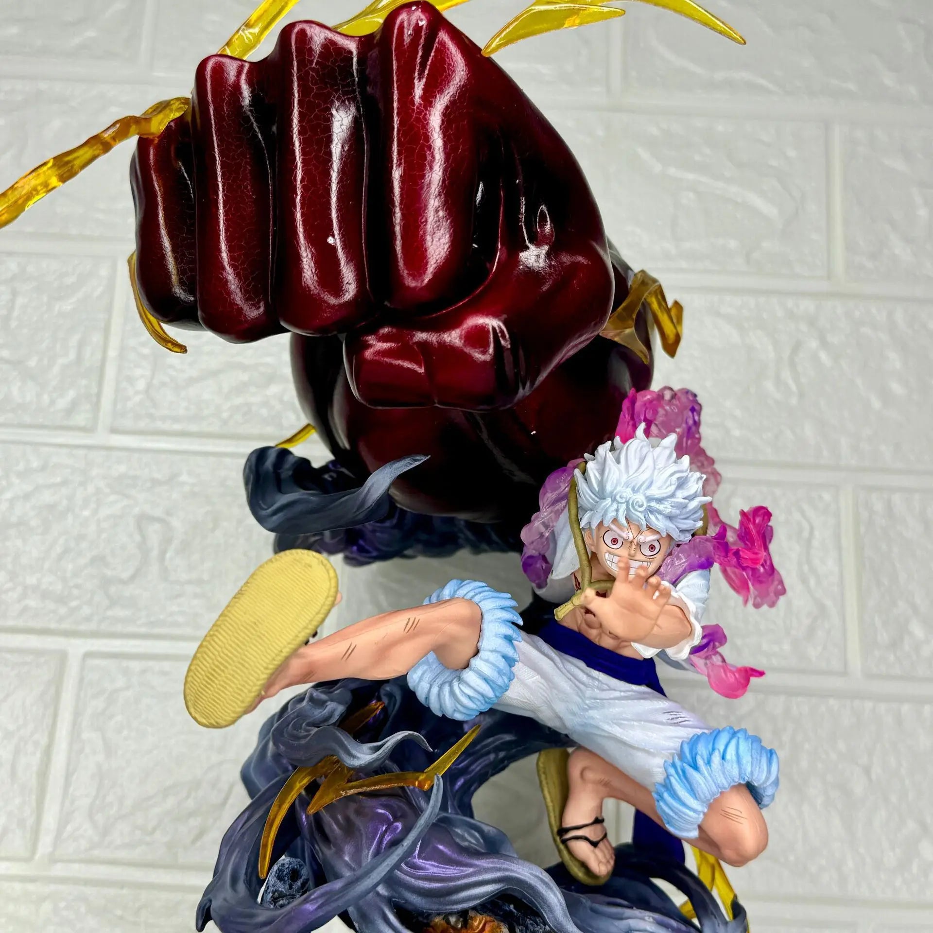 30cm New ONE PIECE Anime Figure Monkey D. Luffy Peripheral PVC Model Glow Statue Desktop Decorate Ornaments Birthday Gifts Toys