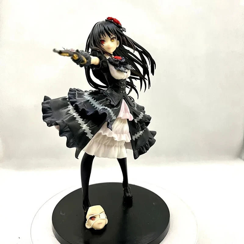 Hentai Anime DATE A LIVE 30th Anniversary Ver Tokisaki Kurumi Nightmate PVC Action Figure Toys Doll Boyfriend Gift 23CM
