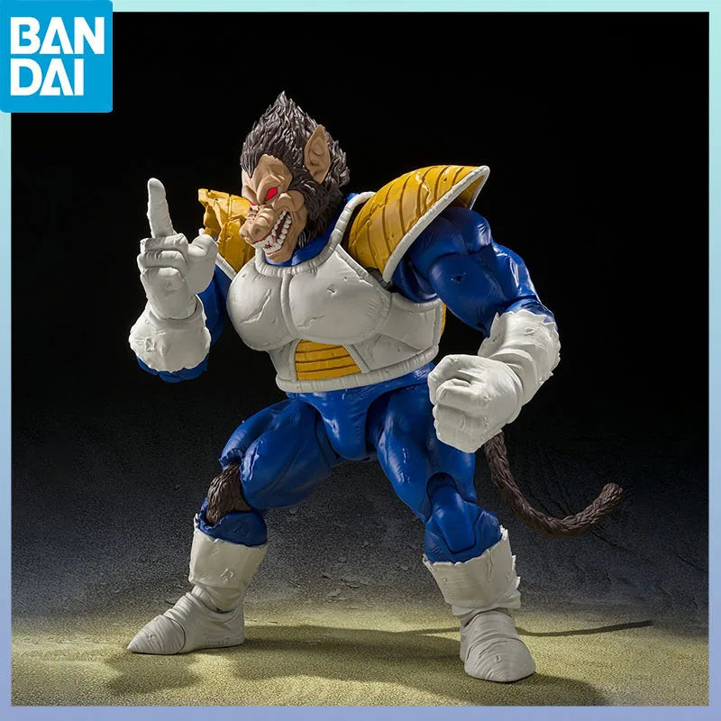 BANDAI In Stock S.H.Figuarts Dragon Ball Z Great Ape Vegeta SDCC-2025 Limited Edition Flocked Fur Texture Collectible Model New