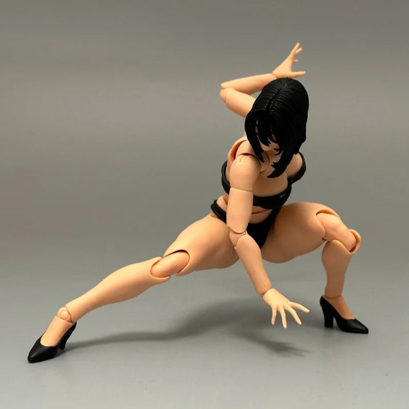Original Fury Studio 1/12 High Mobility17cm Female Aesthetic Elemental Three Color Gift Mobile Doll Collection Action Figure